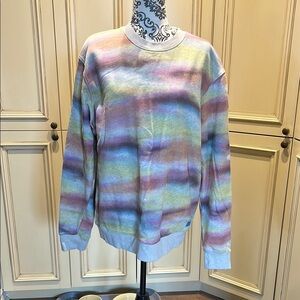 Scotch & Soda Purple and Yellow Crewneck Sweater